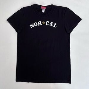 Vintage Y2K Nor Cal Skateboards Baby Tee T Shirt Size Women’s Petite Medium